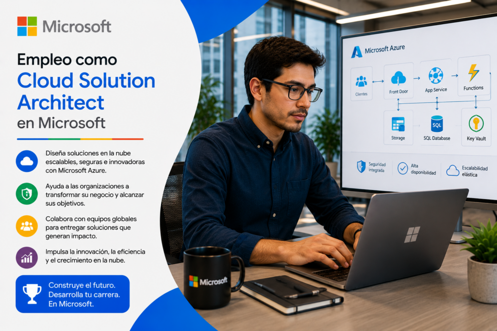 Empleo como Cloud Solution Architect en Microsoft
