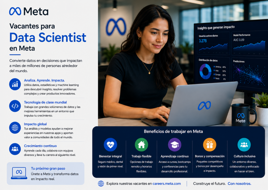 Vacantes para Data Scientist en Meta